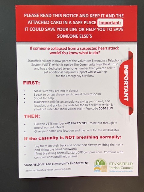 If someone has collapsed from a suspected heart attack, what should you do?